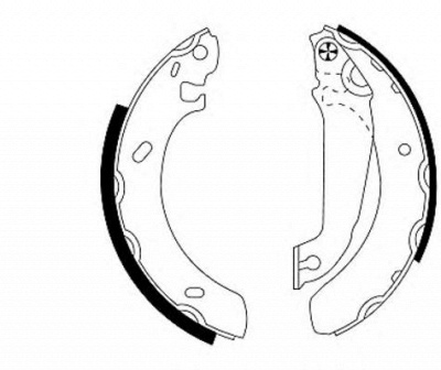 HELLA PAGID 8db355001261 -  Комплект тормозных колодок